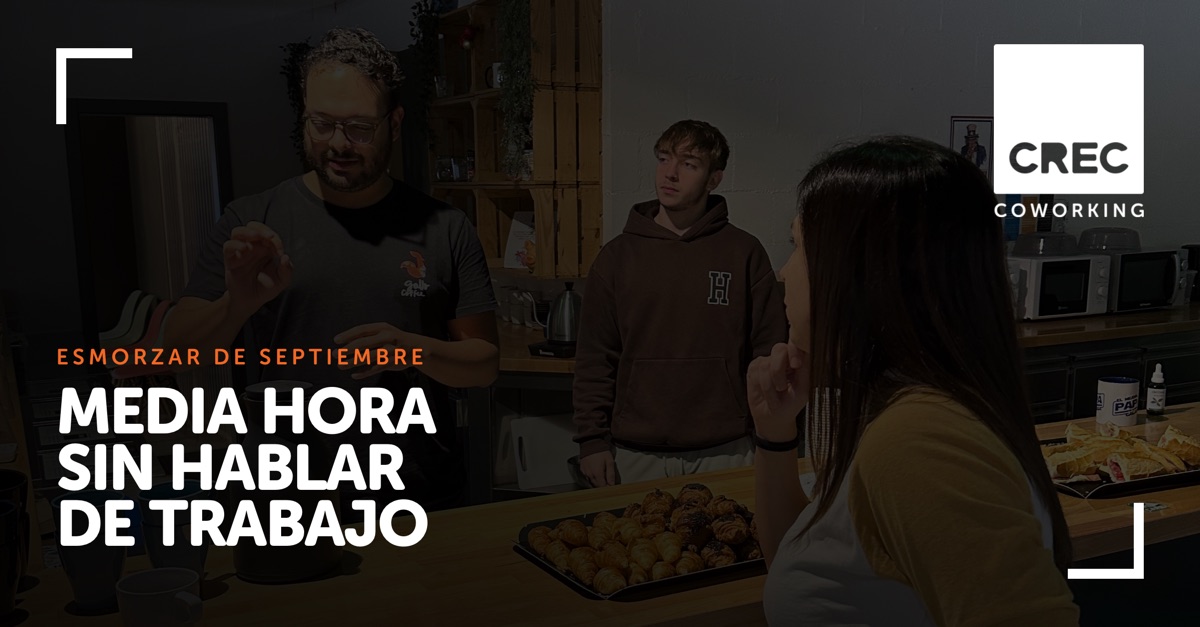 Post LinkedIn CREC: esmorzar de septiembre